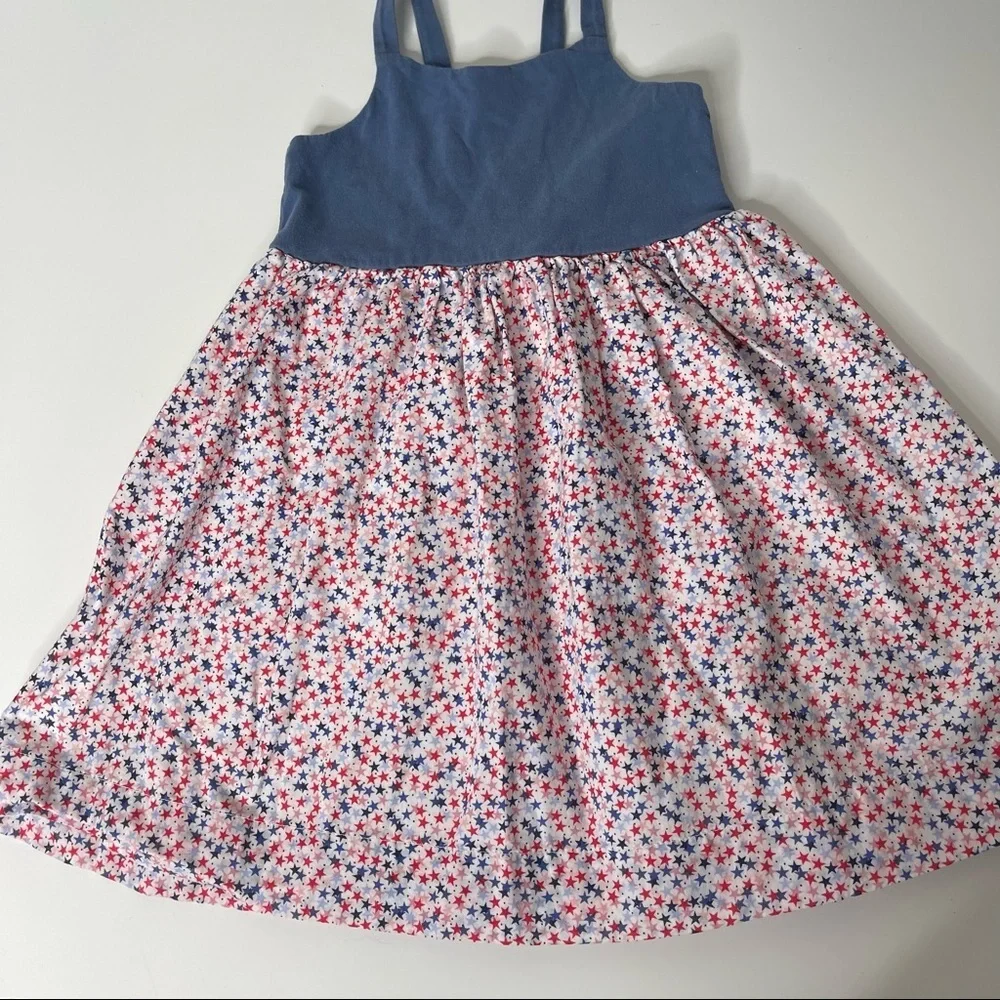 Gap baby red white and blue dress